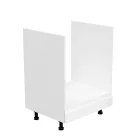 Szekrény a beépíthető készülékekre, fehér/fehér extra magasfényű, AURORA D60ZK