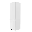 Hűtő beépítő szekrény, fehér/fehér extra magasfényű, balos, AURORA D60ZL