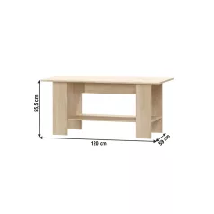 Dohányzóasztal, tölgy sonoma, TEYO