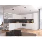 Mosogatószekrény, fehér, SPLIT 80 ZL 2F BB