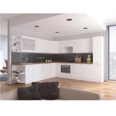 Mosogatószekrény, fehér, SPLIT 80 ZL 2F BB