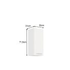 Felsőszekrény, fehér, SPLIT 30 G-72 1F