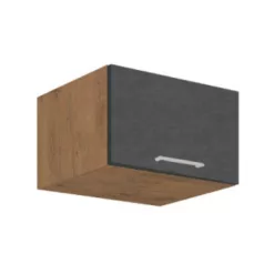   Felsőszekrény, tölgy lancelot/szürke matt, VEGA 60 NAGU-36 1F