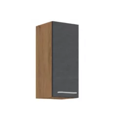   Felsőszekrény, szürke matt/tölgy lancelot, VEGA 30 G-72 1F