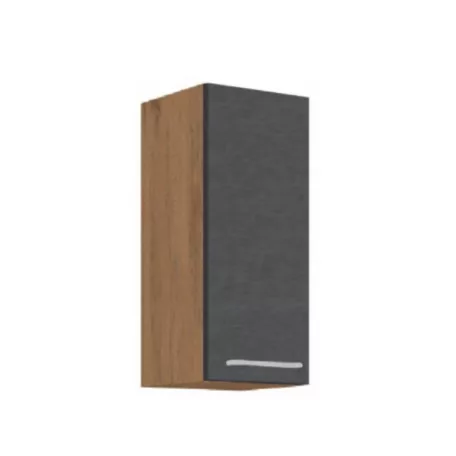 Felsőszekrény, szürke matt/tölgy lancelot, VEGA 30 G-72 1F