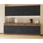 Előlap mosogatógéphez, szürke matt/tölgy lancelot, VEGA ZM 570x596