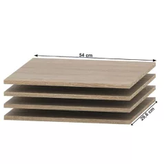   Polcok a szekrénybe, tölgy sonoma, TEMPO ASISTENT NEW 037-00