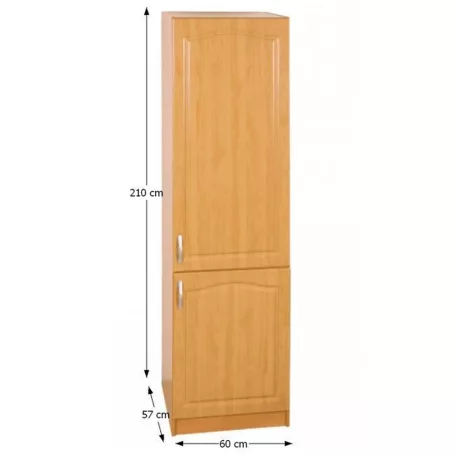 Alsó szekrény, jobb oldali kivitel, égerfa,  LORA MDF NEW KLASIK S60LO