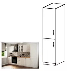   Élelmiszer szekrény D40SP, fehér/sosna Andersen, bal, SICILIA