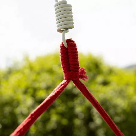 Függő hintafotel, piros, NIKOLO NEW