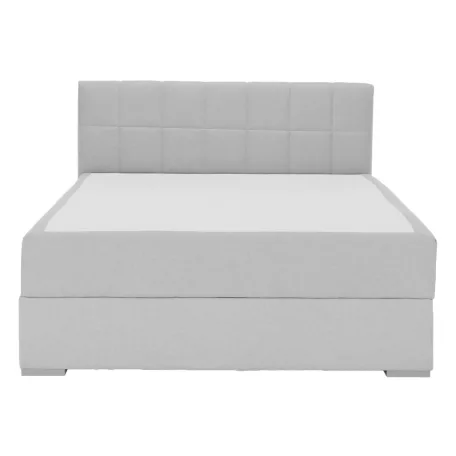 Boxspring típusú ágy 140x200, világosszürke, FERATA KOMFORT
