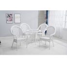 Kerti szett 1+4, fehér, KOVEN