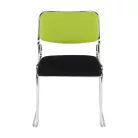 Szék tárgyalóterembe, zöld/fekete háló, BULUT