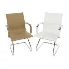 Tárgyalószék, fehér, AZURE 2 NEW TYP 2