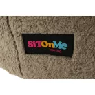 Babzsák, világosbarna szövet, ALMERO