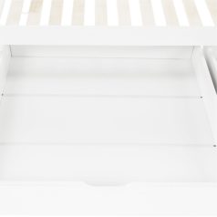 Ágy 2 konténerrál, fehér, ELISIA