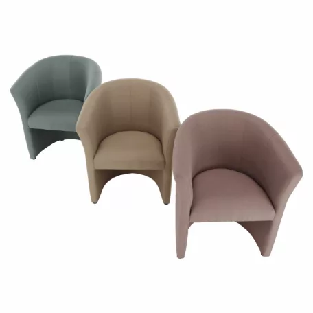 Klub fotel, bézs anyag, CUBA