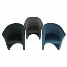 Klub fotel, smaragd anyag, CUBA