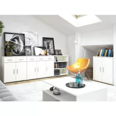 Komód, fehér, RESITA TYP 1