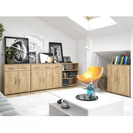 Komód, tölgyfa artisan, RESITA TYP 1