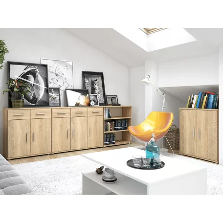 Komód, tölgyfa sonoma, RESITA TYP 3