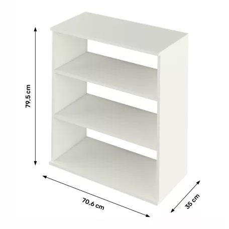Regálé, fehér, RESITA TYP 4