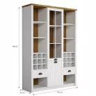 Vitrin W2D2S, sosna andersen/tölgyfa lefkas, PROVANCE