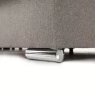 Ülőgarnitúra, szürkésbarna Taupe, jobbos kivitelezés, SEGORIA ROH U