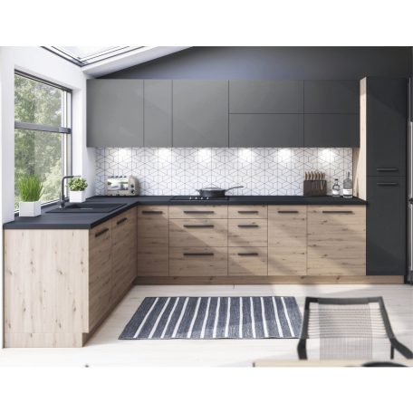 Felső szekrény, artisan tölgy, LANGEN N40