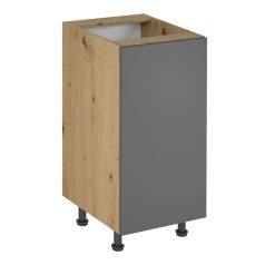   Alsó szekrény, artisan tölgy/szürke matt, univerzális, LANGEN D40