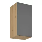 Felső szekrény, artisan tölgy/szürke matt, univerzális, LANGEN G40