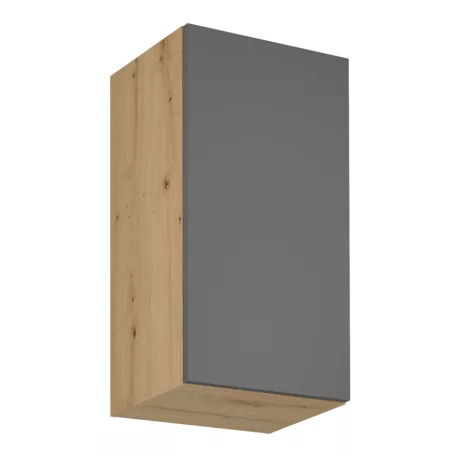 Felső szekrény, artisan tölgy/szürke matt, univerzális, LANGEN G40