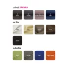 Klub fotel puffal, mentol, ROSE