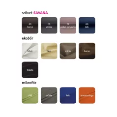 Klub fotel puffal, mentol, ROSE