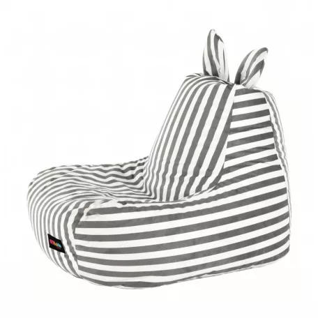 Babzsák, fehér/szürke, LAPIN