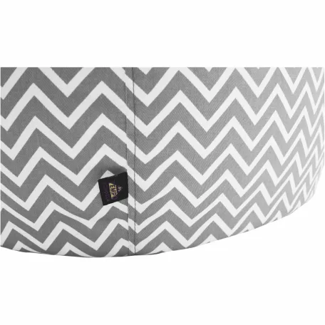 Babzsák, szürkés-fehér/cik cak minta, GOMBY