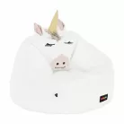 Babzsák unikornis, fehér, INOROG