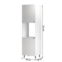   Élelmiszer szekrény D60P, fehér/sosna andersen, balos, PROVANCE