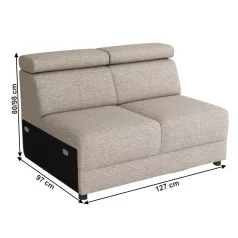 2-ülés 1BB,  szürkésbézs Taupe, BOBY