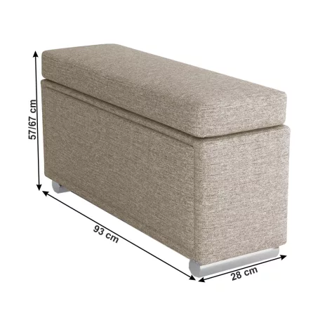 Kartámasz, szürkésbézs TAUPE, balos, BOBY