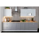 Felső szekrény, világosszürke/fehér, JULIA TYP 6