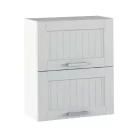 Felső szekrény, világosszürke/fehér, JULIA TYP 7
