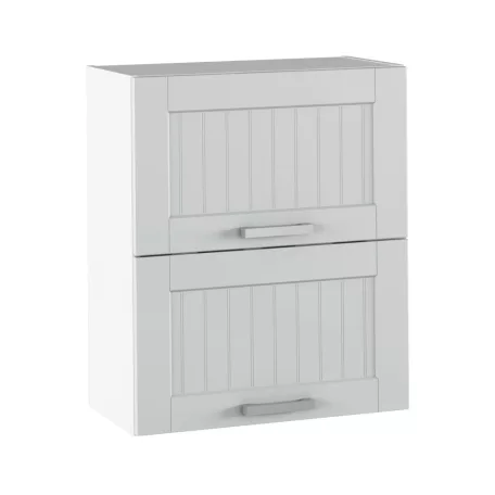 Felső szekrény, világosszürke/fehér, JULIA TYP 7