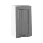 Felső szekrény, sötétszürke/fehér, JULIA TYP 4