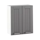 Felső szekrény, sötétszürke/fehér, JULIA TYP 6