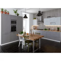 Felső szekrény, sötétszürke/fehér, JULIA TYP 7