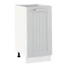 Alsó szekrény, világosszürke/fehér, JULIA TYP 52