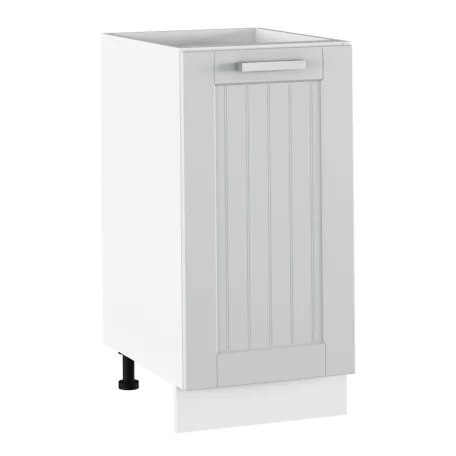 Alsó szekrény, világosszürke/fehér, JULIA TYP 52