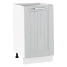 Alsó szekrény, világosszürke/fehér, JULIA TYP 54