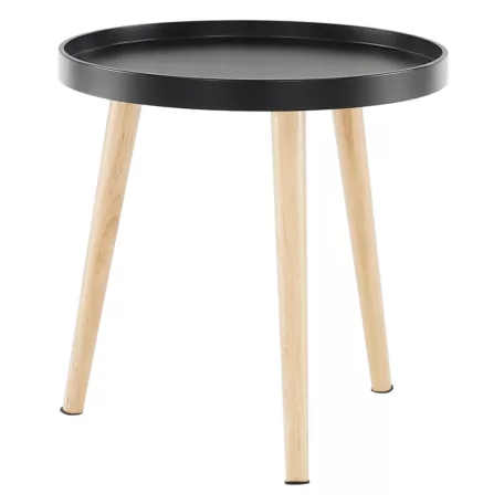 Kisasztal, fekete/természetes, SANSE TYP 2